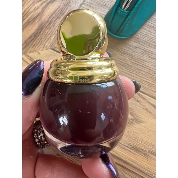 LA MER turquoise brand new cosmetic makeup bag with BRAND NEW Dior Nail Polish - Picture 3 of 7